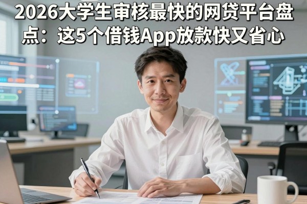 2026大学生审核最快的网贷平台盘点:这5个借钱App放款快又省心