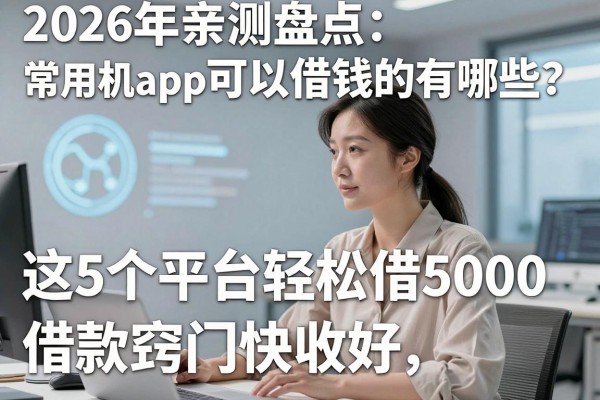 2026年亲测盘点:常用手机app可以借钱的有哪些?这5个平台轻松借5000,借款窍门快收好!