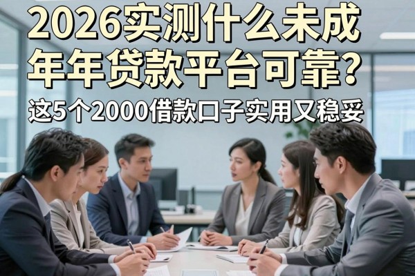 2026实测什么未成年贷款平台可靠？这5个2000借款口子实用又稳妥