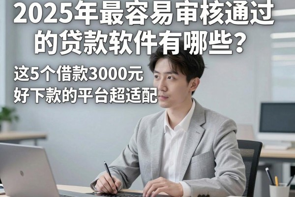 2025年最容易审核通过的贷款软件有哪些?这5个借款3000元好下款的平台超适配!