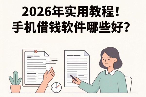 2026年实用教程!手机借钱软件哪些好?5分钟搞懂高口碑平台