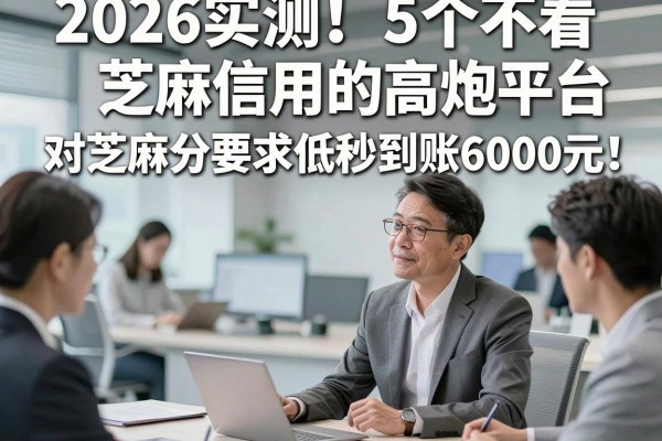 2026实测!5个不看芝麻信用的高炮平台,对芝麻分要求低秒到账6000元