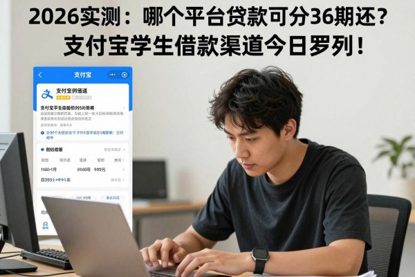 2026实测：哪个平台贷款可分36期还？支付宝学生借款渠道今日罗列！