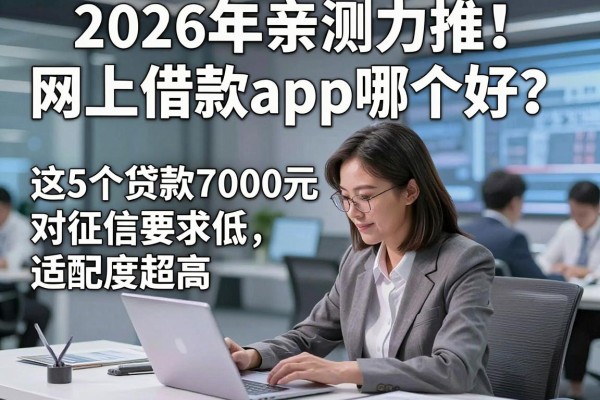2026年亲测力推!网上借款app哪个好?这5个贷款7000元对征信要求低、适配度超高