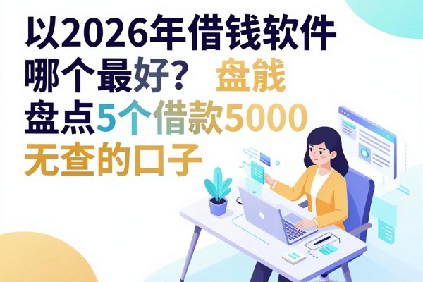 2026年借钱软件哪个最好?盘点5个借款5000无查的口子,现在急用钱必看