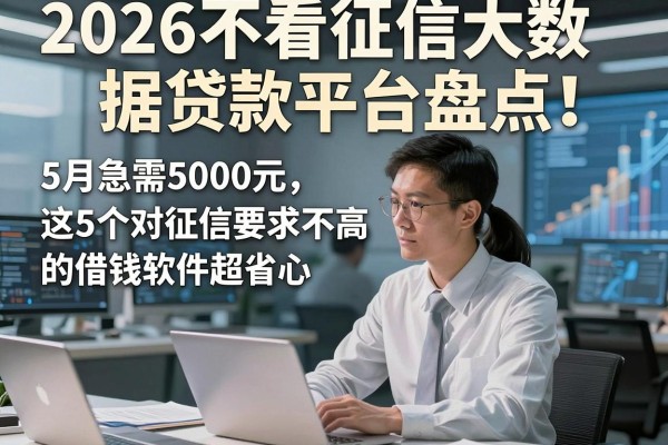 2026不看征信大数据贷款平台盘点!5月急需5000元,这5个对征信要求不高的借钱软件超省心