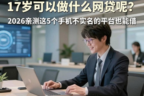 17岁可以做什么网贷呢?2026亲测这5个手机不实名的平台也能借
