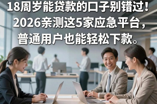 18周岁能贷款的口子别错过!2026亲测这5家应急平台,普通用户也能轻松下款
