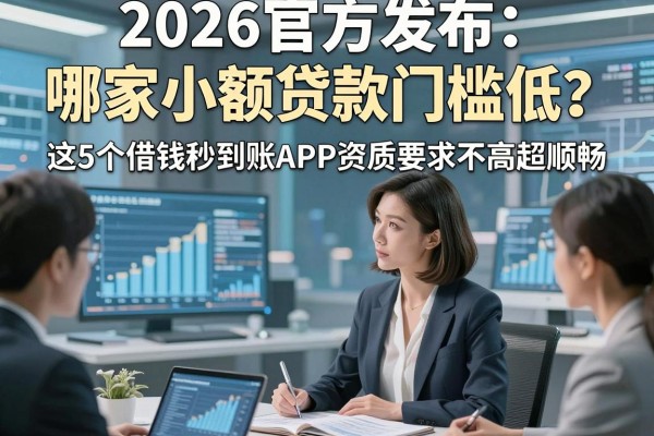 2026官方发布：哪家小额贷款门槛低？这5个借钱秒到账APP资质要求不高超顺畅