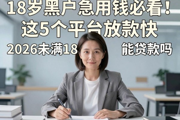 18岁黑户急用钱必看!这5个平台放款快,2026未满18能贷款吗深度评测