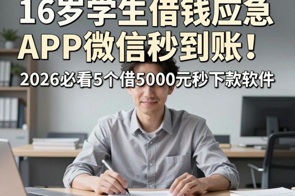 16岁学生借钱应急APP微信秒到账!2026必看5个借5000元秒下款软件