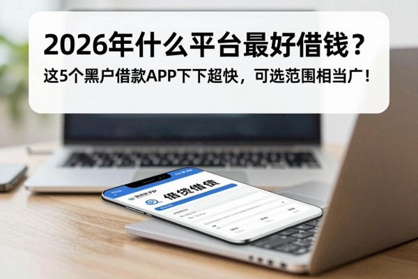 2026年什么平台最好借钱?这5个黑户借款APP下款超快,可选范围相当广!