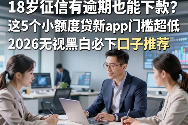 18岁征信有逾期也能下款?这5个小额度贷款app门槛超低,2026无视黑白必下口子推荐!