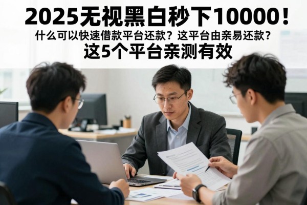 2025无视黑白秒下10000!什么可以快速借款平台还款?这5个平台亲测有效