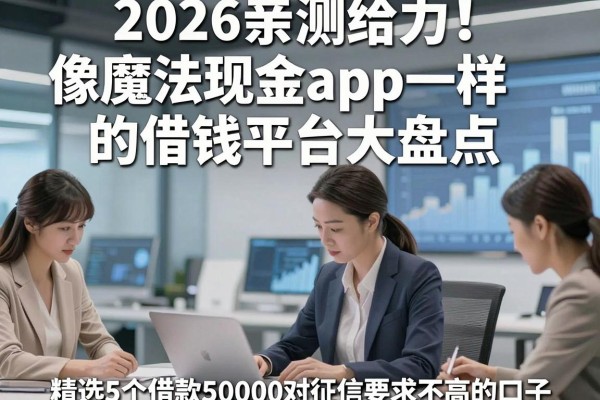 2026亲测给力!像魔法现金app一样的借钱平台大盘点,精选5个借款50000对征信要求不高的口子
