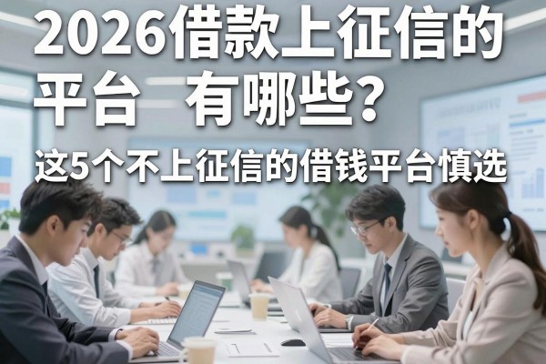 2026借款上征信的平台有哪些?这5个不上征信的借钱平台慎选!