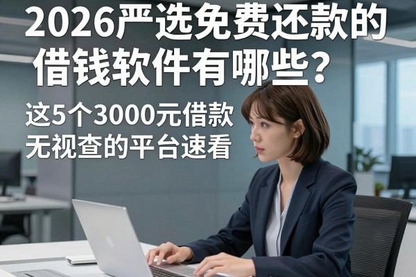 2026严选免费还款的借钱软件有哪些?这5个3000元借款无视查的平台速看