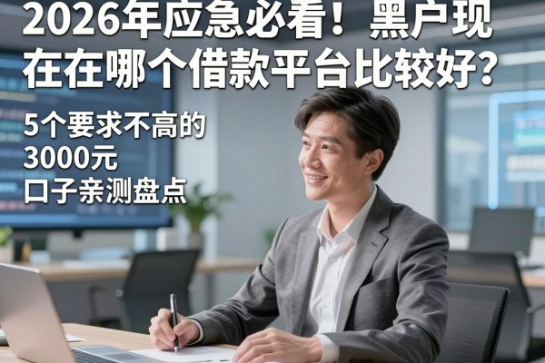2026年应急必看!黑户现在哪个借款平台比较好?5个要求不高的3000元口子亲测盘点