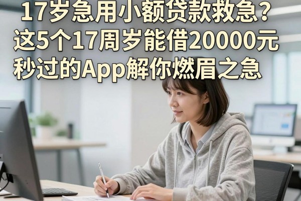 17岁急用小额贷款救急?这5个17周岁能借20000元秒过的App解你燃眉之急
