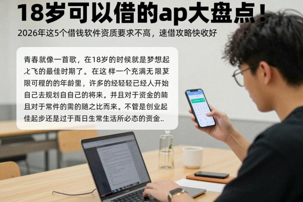 18岁可以借的app大盘点！2026年这5个借钱软件资质要求不高，速借攻略快收好