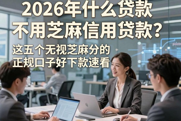 2026年什么贷款不用芝麻信用贷款?这五个无视芝麻分的正规口子好下款速看