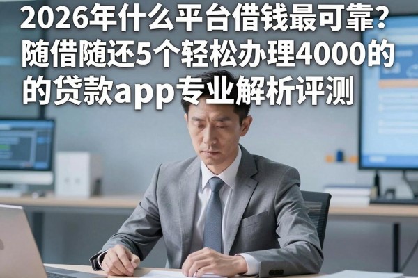 2026年什么平台借钱最可靠?随借随还5个轻松办理4000的贷款app专业解析评测