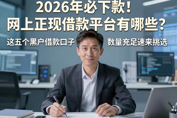 2026年必下款!网上正规借款平台有哪些?这五个黑户借款口子数量充足速来挑选!