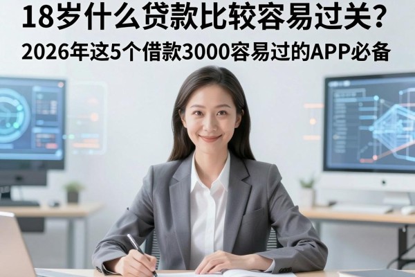 18岁什么贷款比较容易过关？2026年这5个借款3000容易过的APP必备