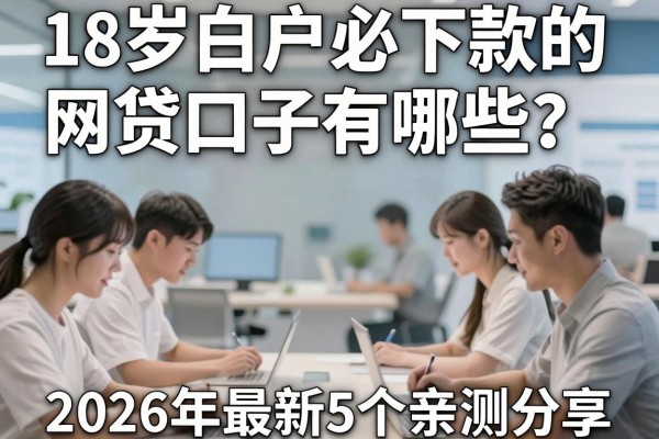 18岁白户必下款的网贷口子有哪些？2026年最新5个亲测分享！