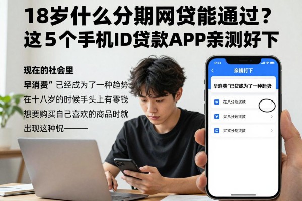 18岁什么分期网贷能通过?这5个手机ID贷款APP亲测好下