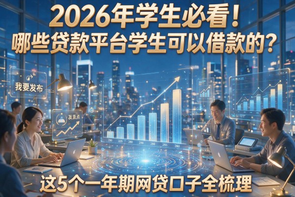 2026年学生必看！哪些贷款平台学生可以借款的？这5个一年期网贷口子全梳理