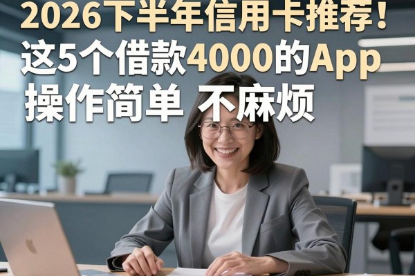 2026下半年信用卡推荐!这5个借款4000的App操作简单不麻烦