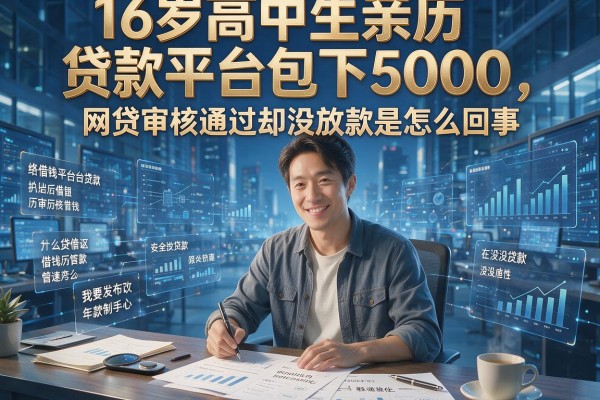 16岁高中生亲历贷款平台包下5000，网贷审核通过却没放款是怎么回事？