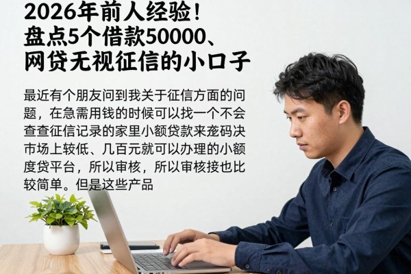 2026年前人经验!盘点5个借款50000、网贷无视征信的小口子