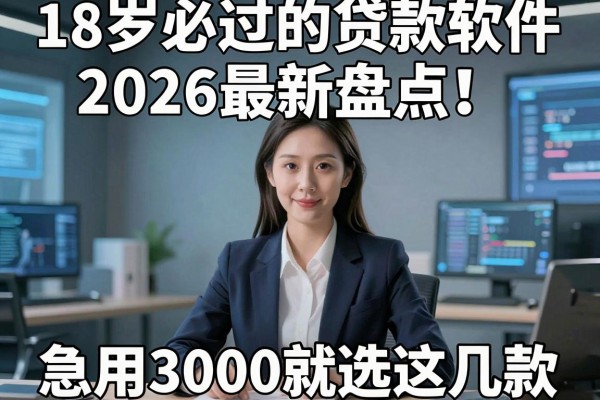 18岁必过的贷款软件2026最新盘点！急用3000就选这几款
