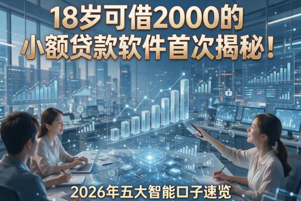 18岁可借2000的小额贷款软件首次揭秘！2026年五大智能口子速览