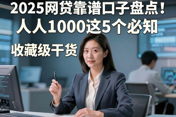 2025网贷靠谱口子盘点!人人1000这5个必知,收藏级干货