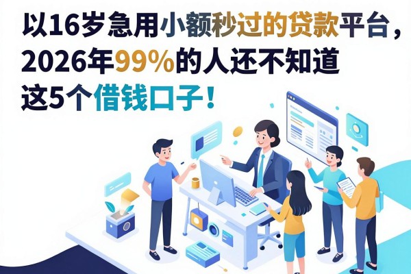16岁急用小额400秒过的贷款平台，2026年99%的人还不知道这5个借钱口子！