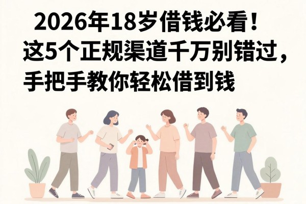 2026年18岁借钱必看!这5个正规渠道千万别错过,手把手教你轻松借到钱