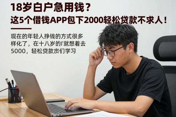 18岁白户急用钱?这5个借钱APP包下2000到5000,轻松贷款不求人!
