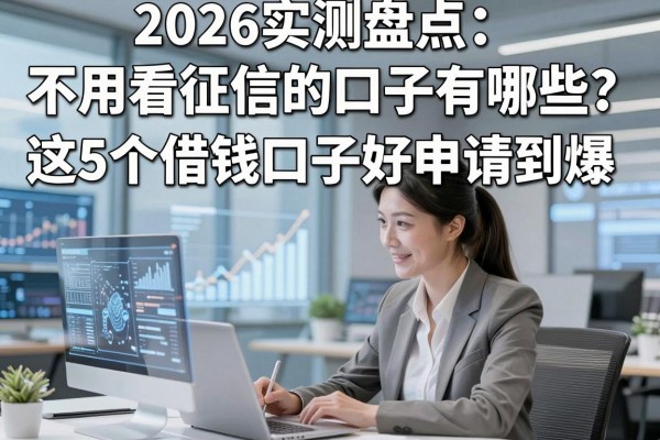 2026实测盘点:不用看征信的口子有哪些?这5个借钱口子好申请到爆!