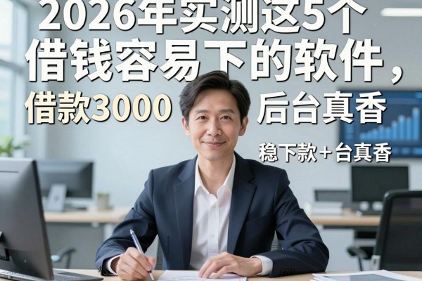 2026年实测这5个借钱容易下的软件,借款3000稳下款后台真香!