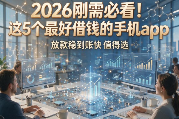 2026刚需必看！这5个最好借钱的手机app，放款稳到账快值得选