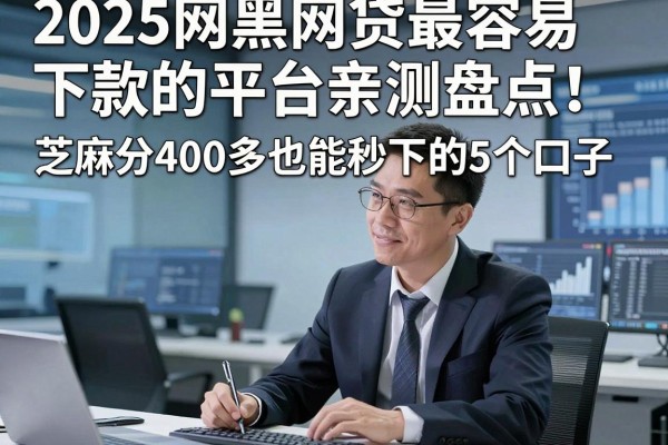 2025网黑网贷最容易下款的平台亲测盘点!芝麻分400多也能秒下的5个口子