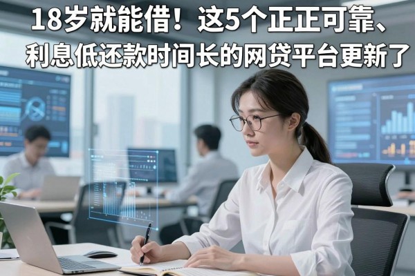 18岁就能借!这5个正规可靠、利息低还款时间长的网贷平台更新了