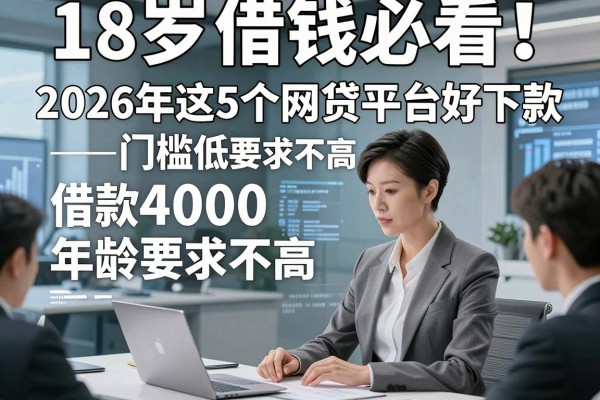 18岁借钱必看!2026年这5个网贷平台门槛低好下款,借款4000年龄要求不高确实可信