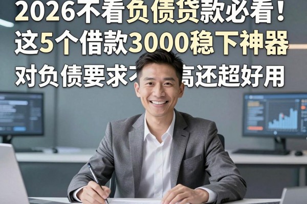 2026不看负债贷款必看！这5个借款3000稳下神器，对负债要求不高还超好用