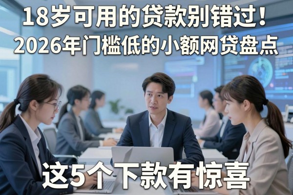 18岁可用的贷款别错过!2026年门槛低的小额网贷盘点,这5个下款有惊喜