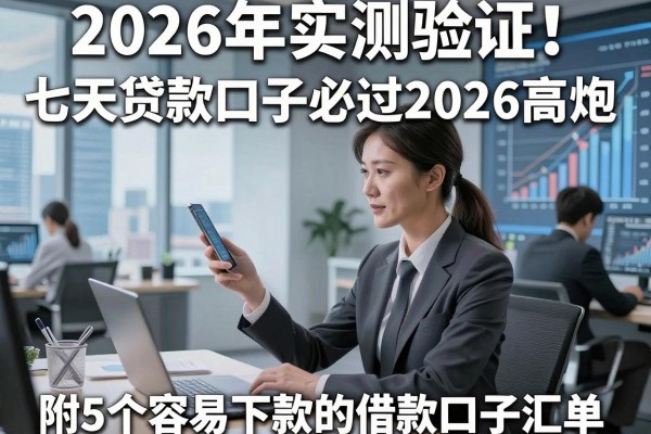 2026年实测验证!七天贷款口子必过2026高炮,附5个容易下款的借款口子汇总