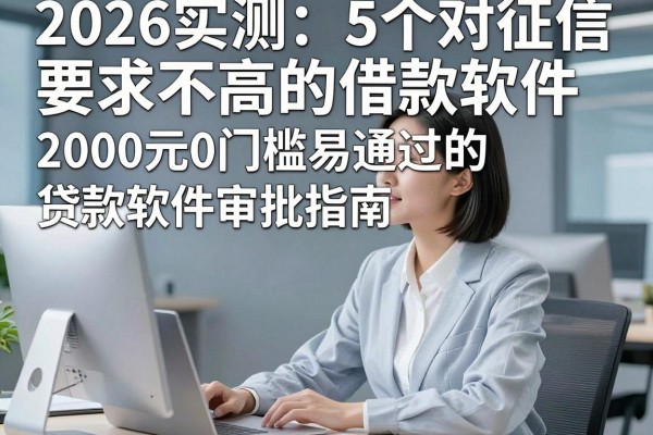 2026实测:5个对征信要求不高的借款软件,2000元0门槛易通过的贷款软件审批指南
